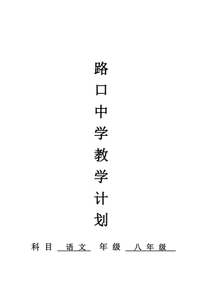 《教學(xué)計(jì)劃模板》word版