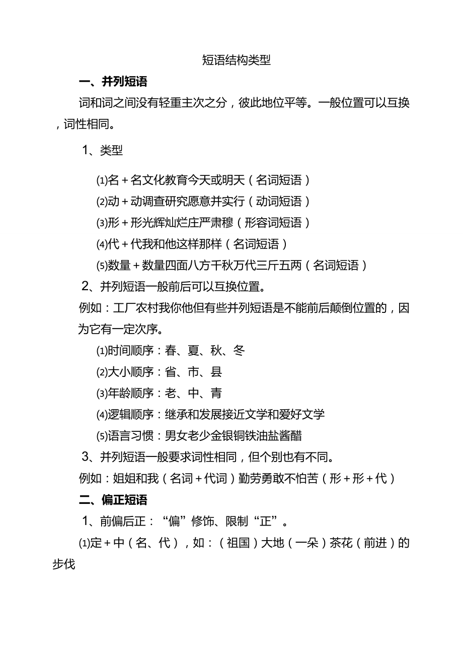 五种常见的短语类型_第1页