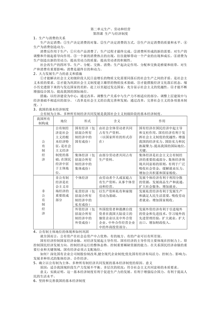 經(jīng)濟(jì)生活第二單元 (3)_第1頁