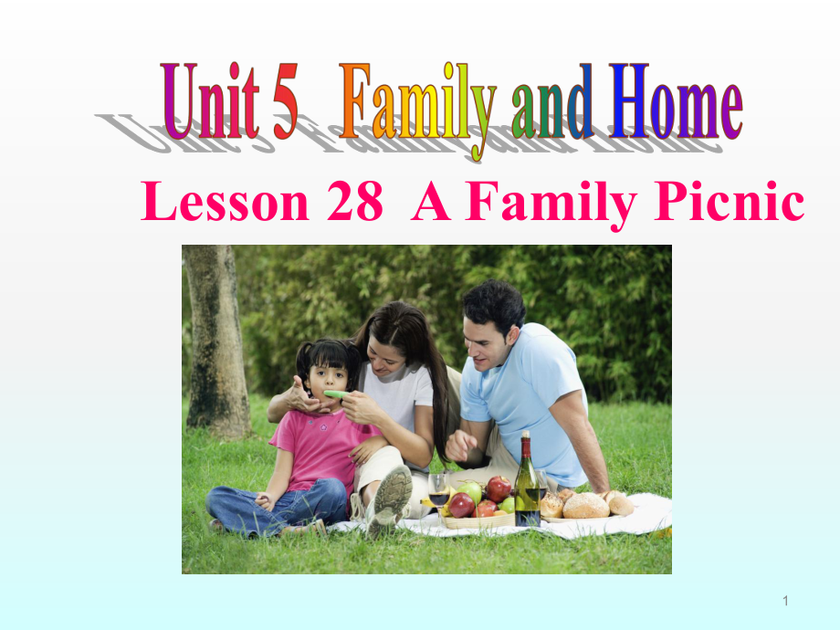 lesson 28 a family picnicppt課件.ppt_第1頁