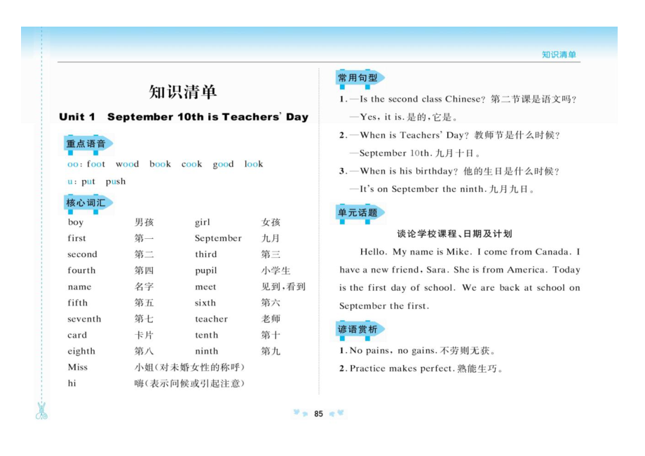 三年級(jí)上冊(cè)英語(yǔ)素材 全冊(cè)知識(shí)清單 （圖片）北京版_第1頁(yè)