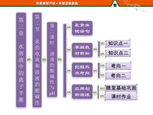 第一部分第三章第二節(jié)第二課時溶液的酸堿性與pH