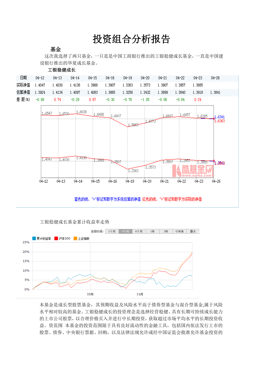 投资组合分析报告_第1页