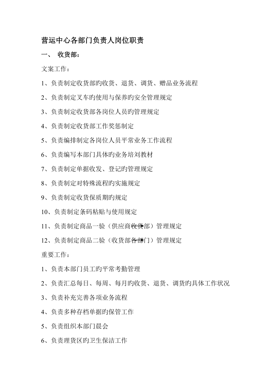 北京天超仓储超市运营管理标准手册_第1页
