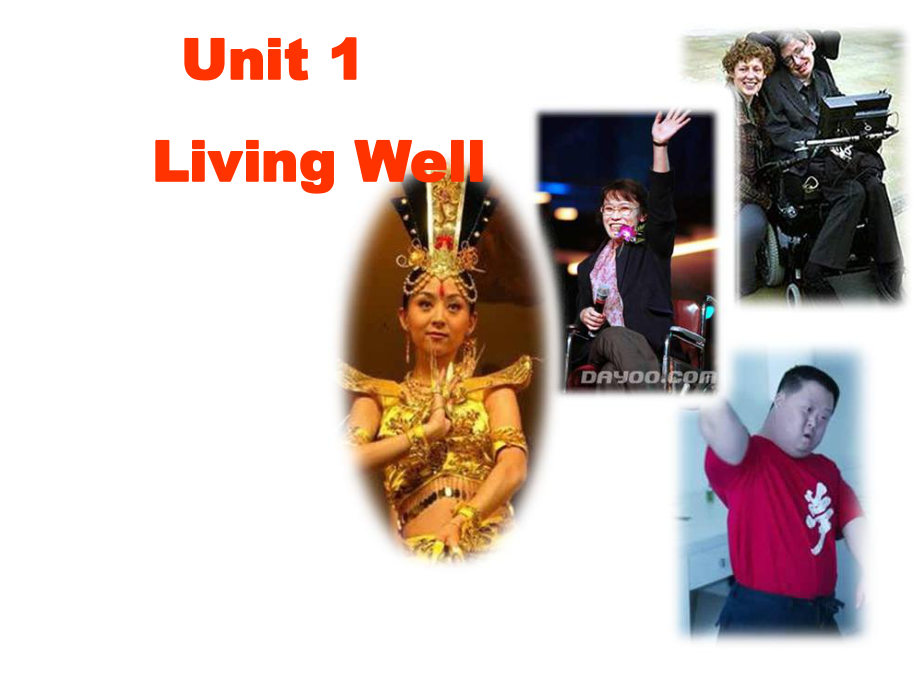 人教版高中英语选修七 Unit 1 Living well warming upcomprehending(用) (共26张)分享资料_第1页