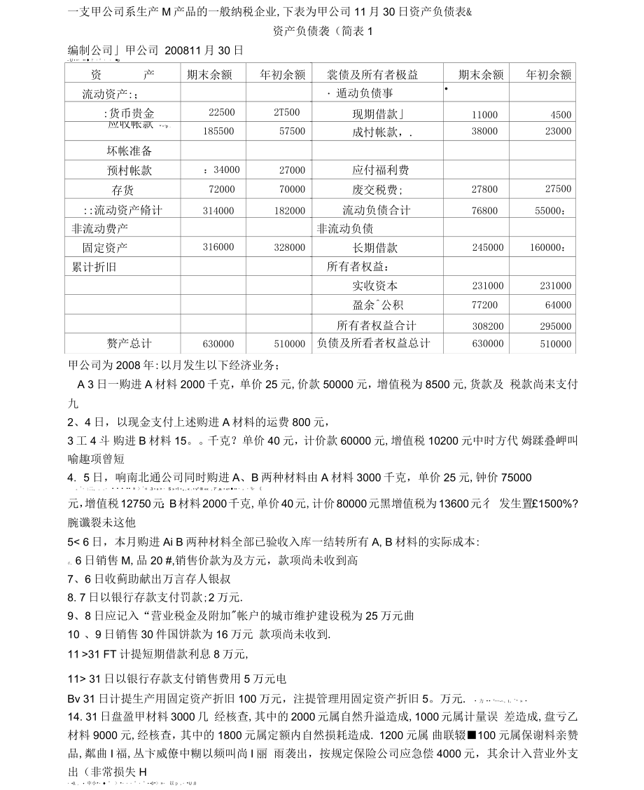 会计基础第一套试卷_第1页