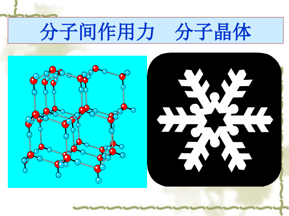 第四单元分子间作用力分子晶体_第1页