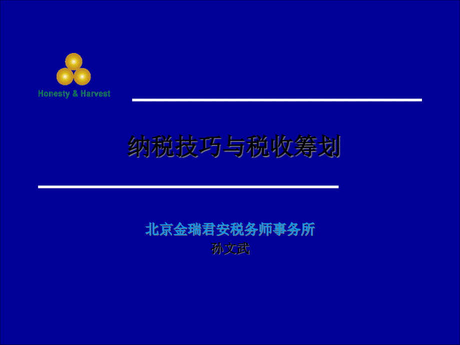 最新纳税技巧与税收筹划[1]快速成为避税专家_第1页