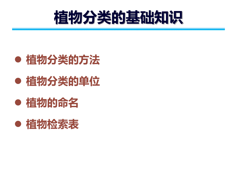 植物分类的基础知识课件_第1页