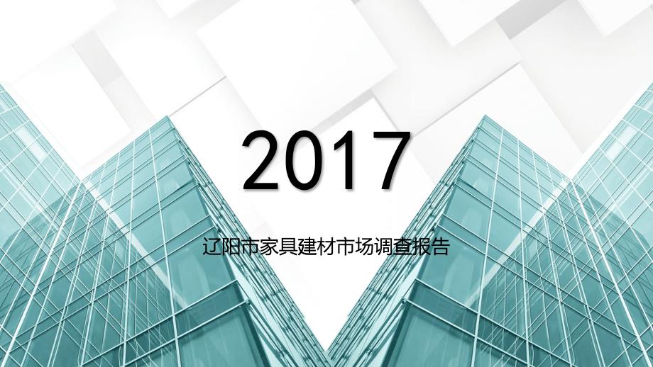 辽阳市家具建材市场调查报告_第1页