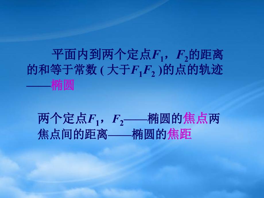 椭圆的标准方程江苏省青年教师评优课件5 苏教_第1页