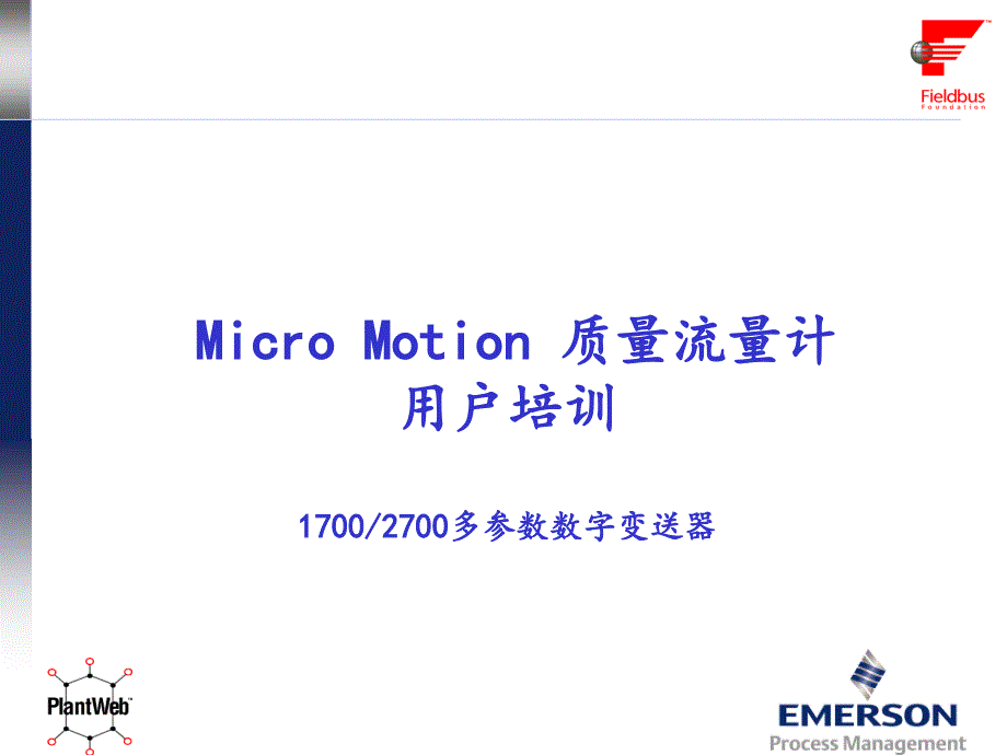 MicroMoion质量流量计设备培训资料_第1页