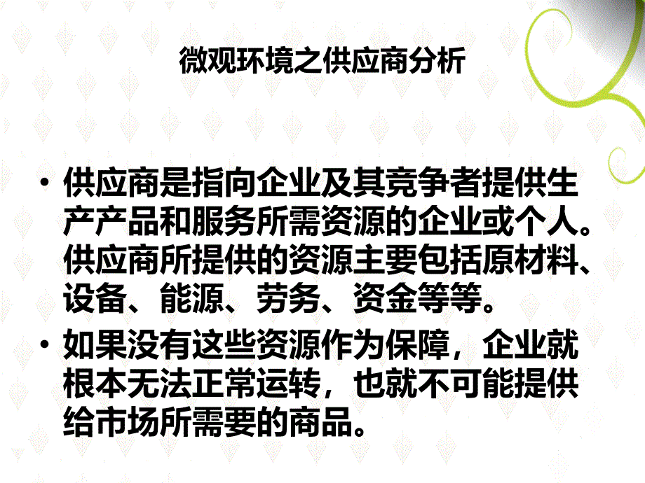 微观环境之供应商分析_第1页