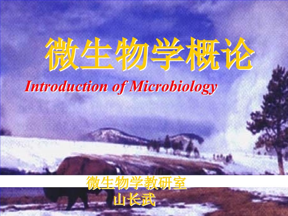 微生物学概论InroducionofMicrobio_第1页