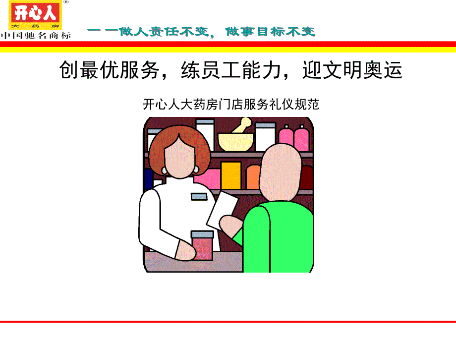 某大药房门店服务礼仪规范课件_第1页