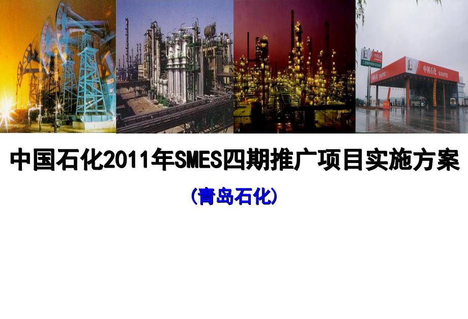 中国石化某某年SMES四期推广实施方案_第1页