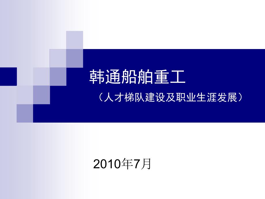 某某公司人才梯队和职业生涯发展_第1页