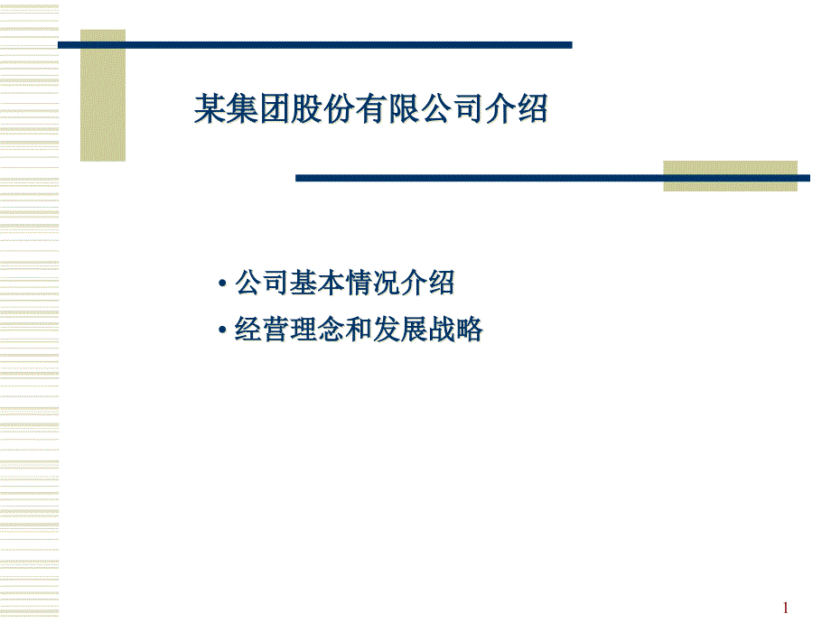 某股份公司经营理念与发展战略_第1页