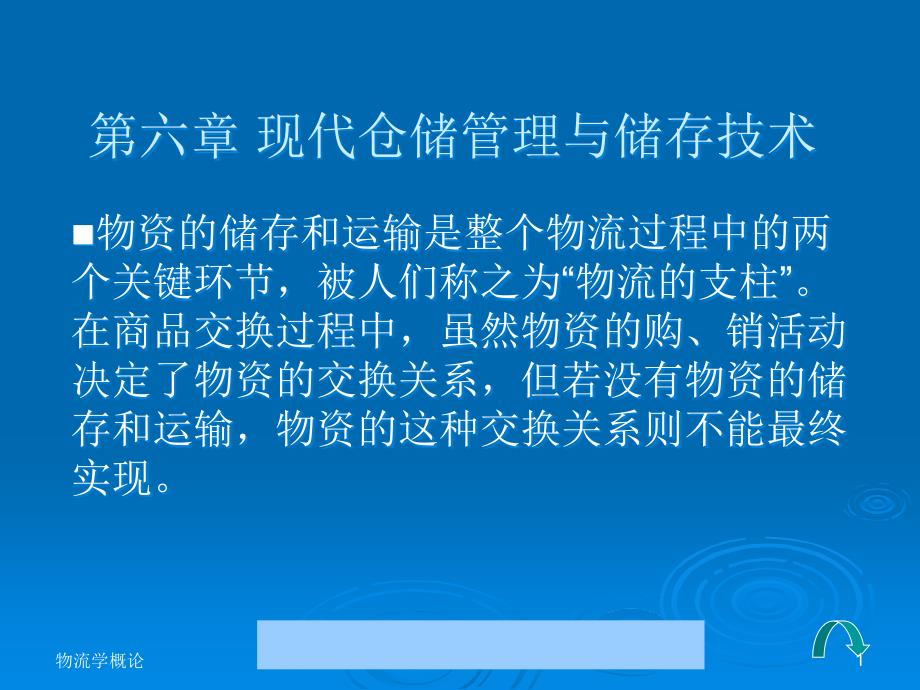 现代仓储管理与储存技术讲义_第1页