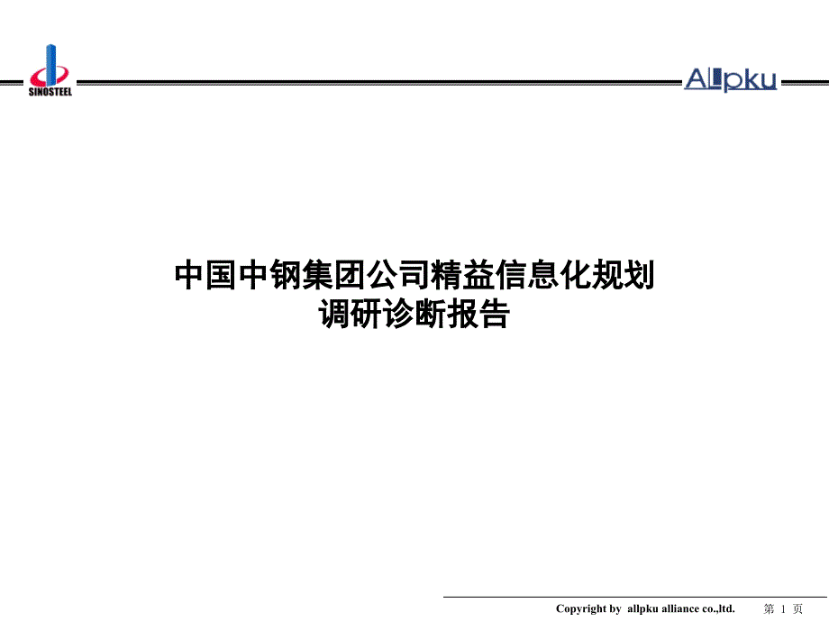 精益信息化咨询调研报告_第1页