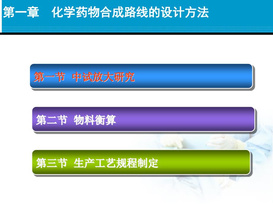 第十一章中试放大与生产工艺规程制定_第1页