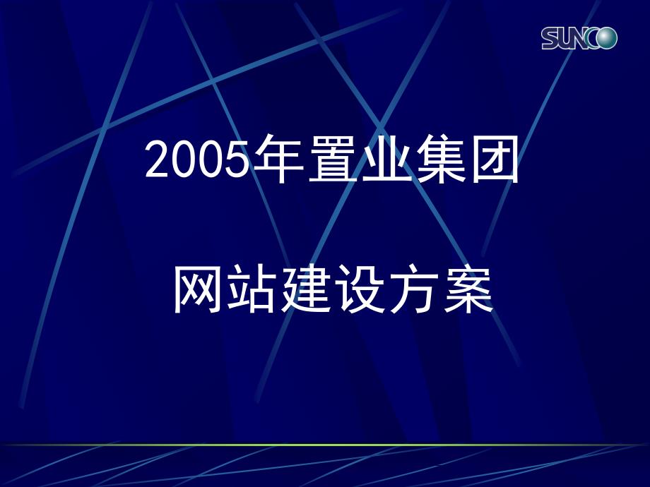 置业集团年度网站建设方案_第1页