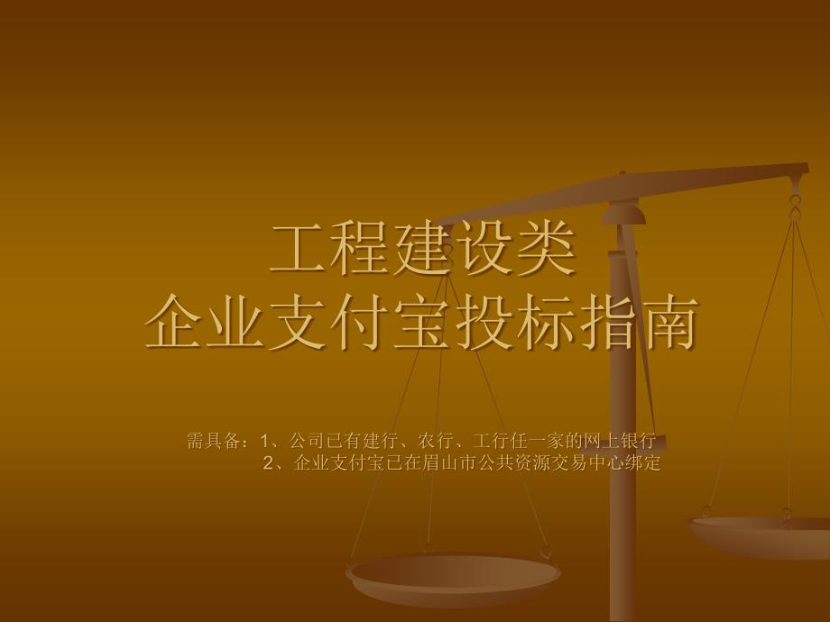 工程建設類企業(yè)支付寶投標指南_第1頁