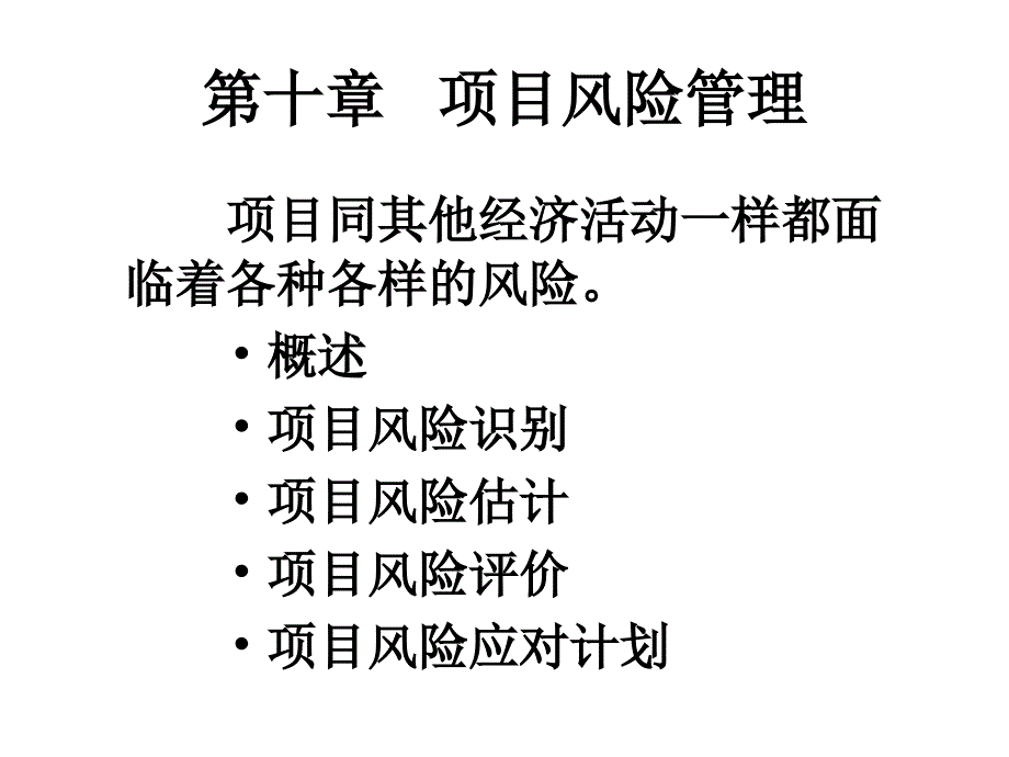 项目风险管理二_第1页