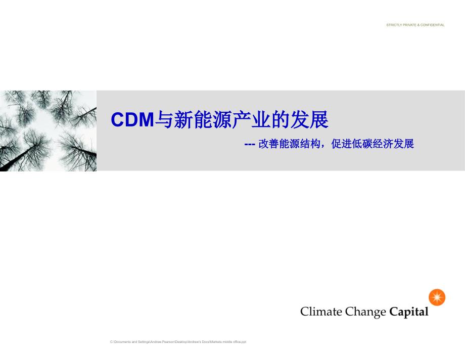 CDM与新能源产业的发展_第1页