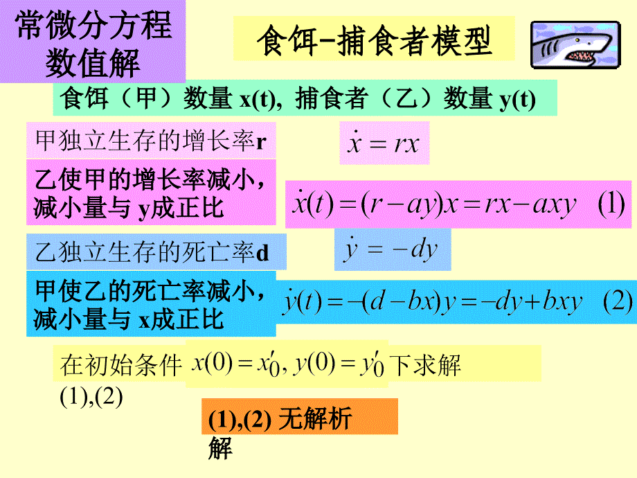 09、食饵-捕食者模型(精品)_第1页