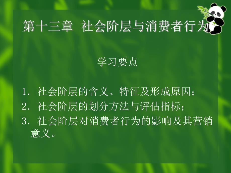 社会阶层与消费者行为讲解_第1页