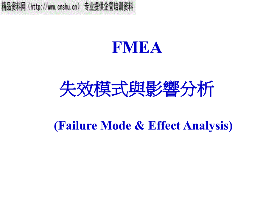 FMEA失效模式与影响分析(2)_第1页