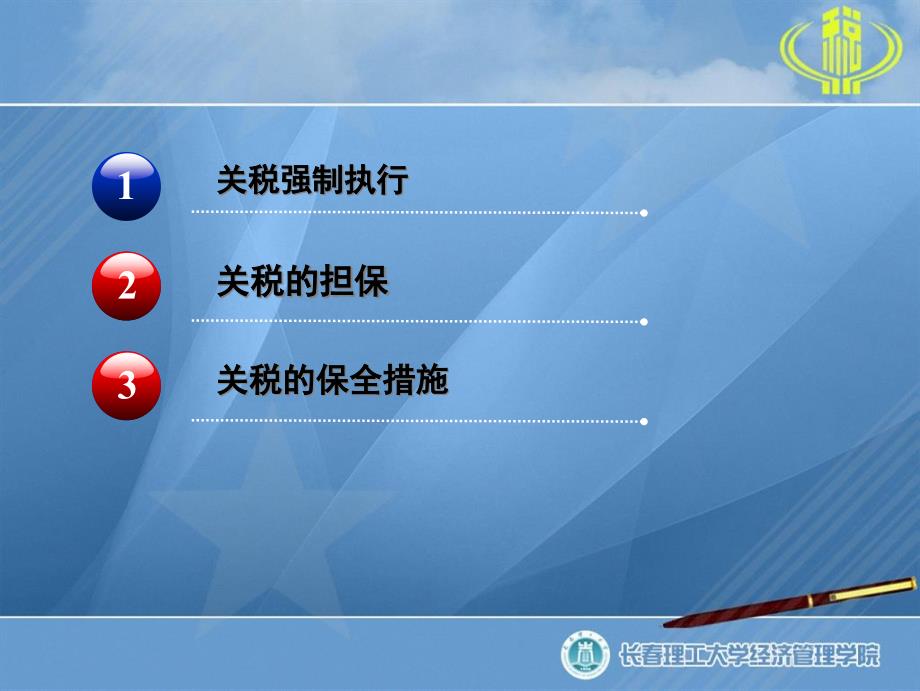 关税强制执行、关税担保与保全_第1页