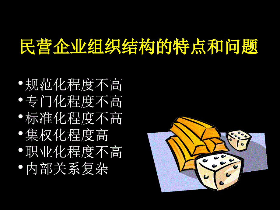 民营企业组织结构的特点和问题_第1页