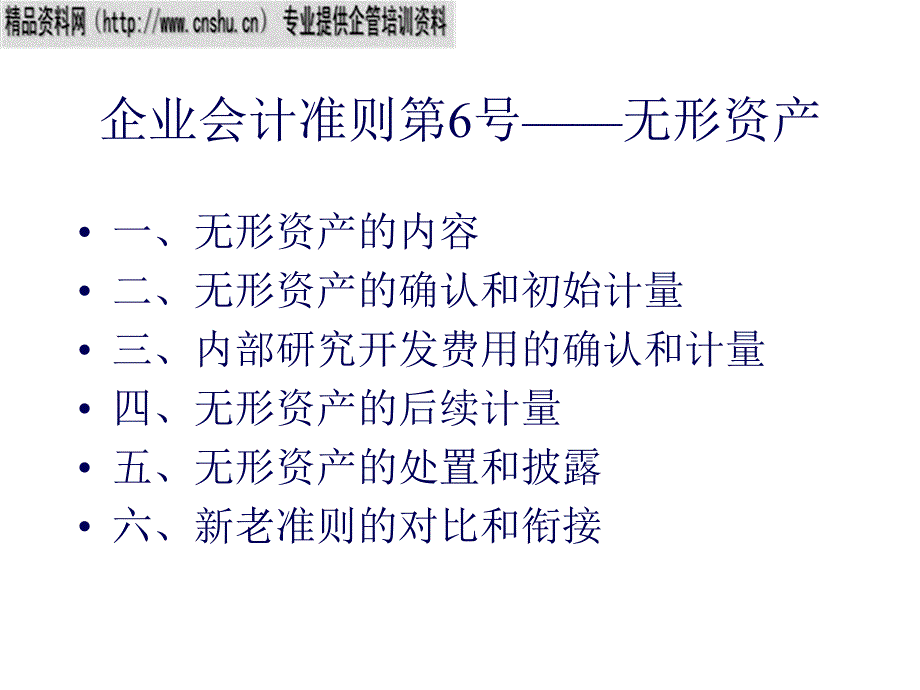 无形资产的确认和计量_第1页