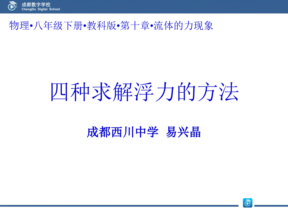 四种求解浮力的方法课件_第1页