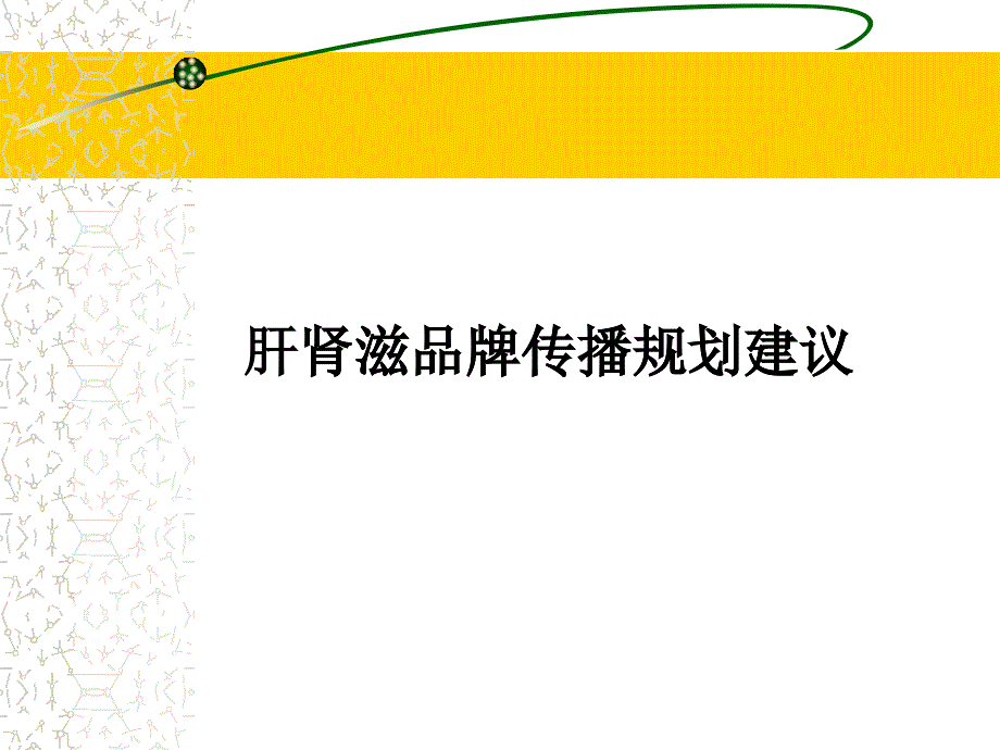 肝肾滋品牌传播规划建议（PPT48页）_第1页