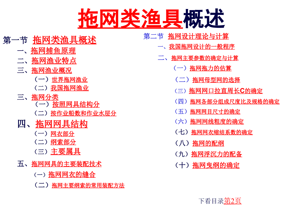 拖网类渔具概述.课件_第1页