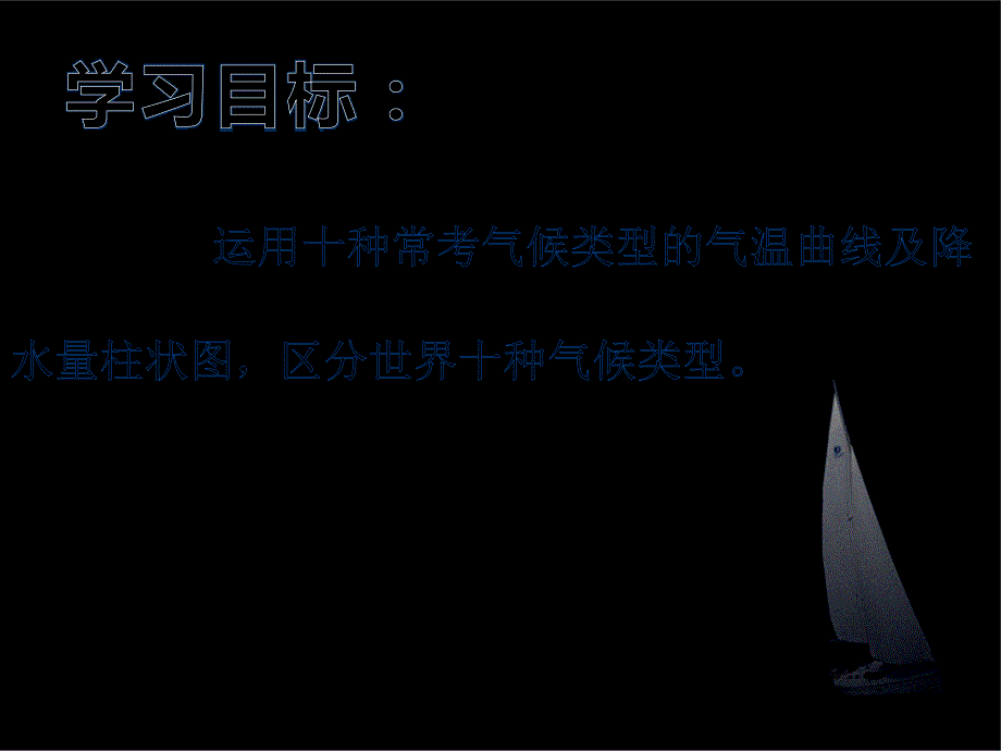 常考十种气候类型气温曲线及降水量柱状图的区分PPT通用课件_第1页