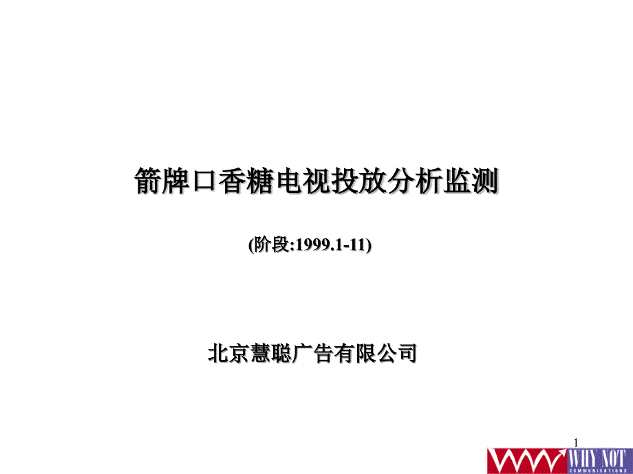 箭牌口香糖電視投放監(jiān)測二_第1頁