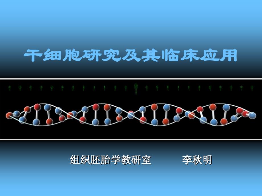 干细胞研究及其临床应用_第1页