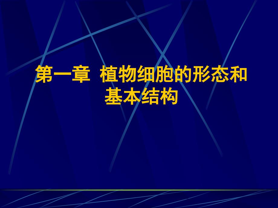 植物细胞基本结构_第1页