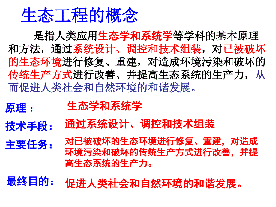 高中生物选修3生态工程_第1页