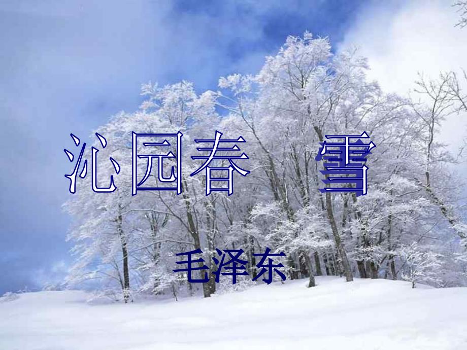 沁园春雪词句赏析到位_第1页