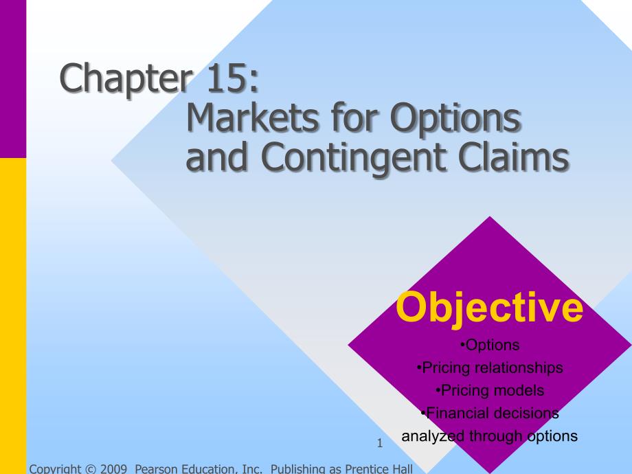 Bodie2e-Chapter15-Markets-for-Options-and-Continge_第1页