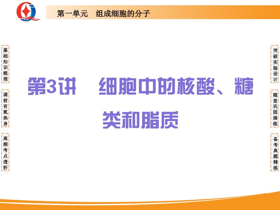 细胞中的核酸、糖类和脂质_第1页