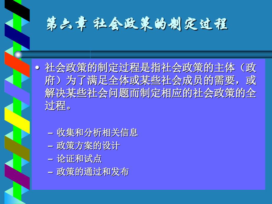 社会政策的制定过程_第1页