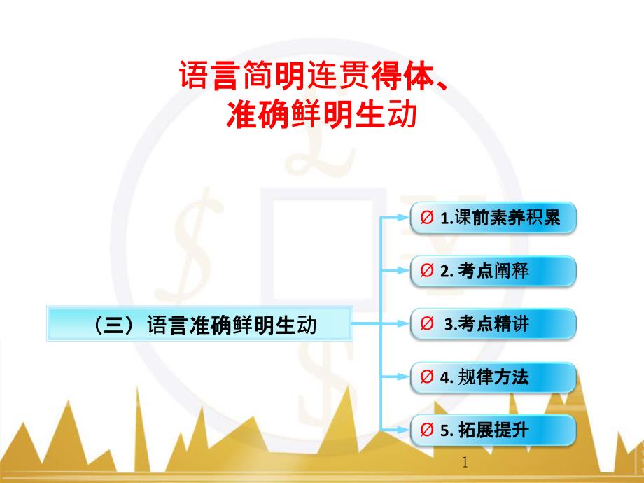 高考语文一轮复习 语言文字运用 正确使用成语（一）课件 新人教版 (51)_第1页