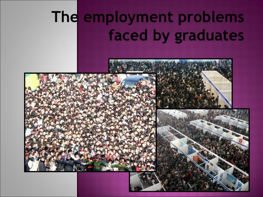 英语演讲-Theemploymentproblems_第1页