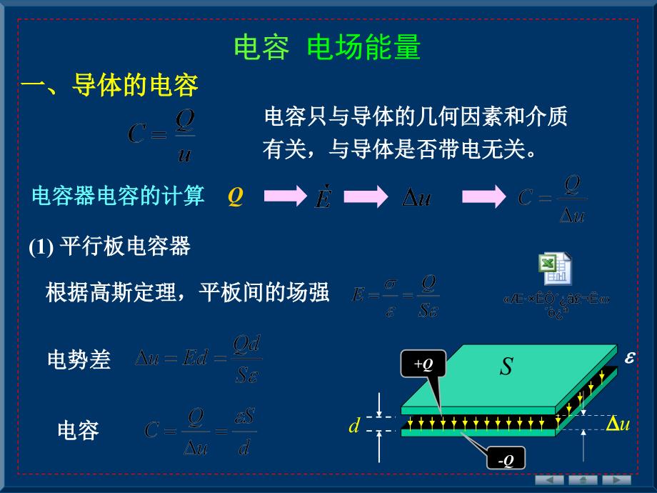 电容电场能量知识大全_第1页